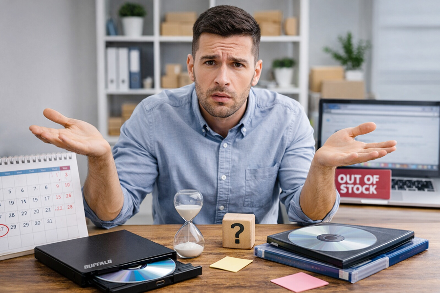 バッファローのブルーレイドライブ販売終了いつ？今後は？