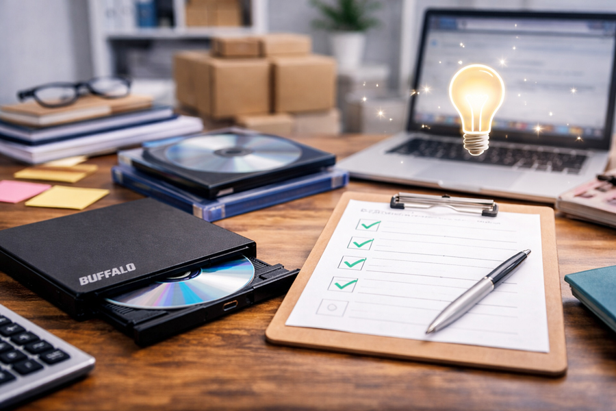 バッファローのブルーレイドライブ販売終了まとめ