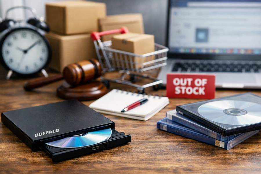 バッファロー ブルーレイドライブ販売終了