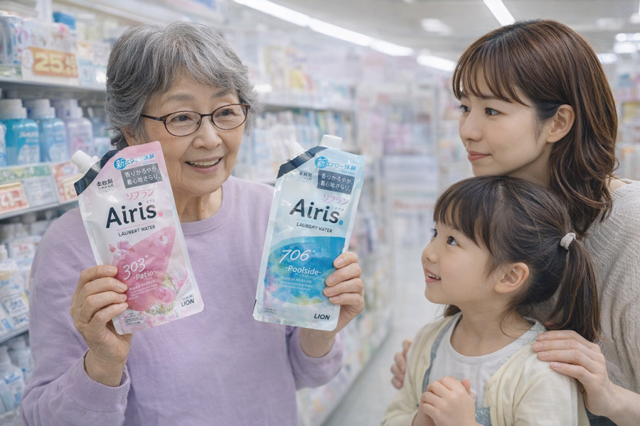 エアリス柔軟剤の詰め替え在庫