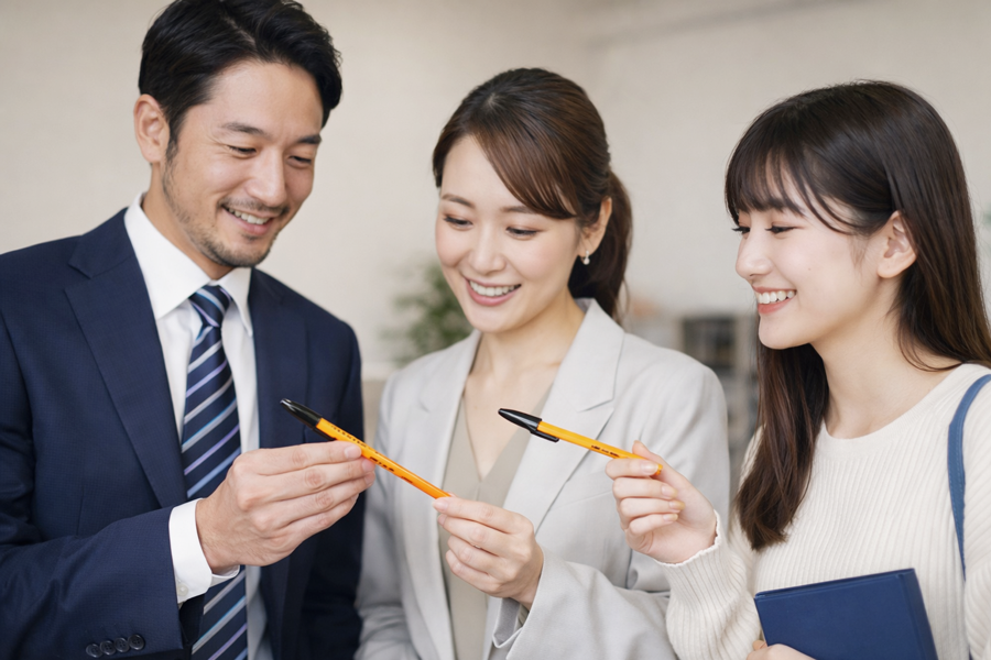 BICボールペン オレンジEGの廃盤