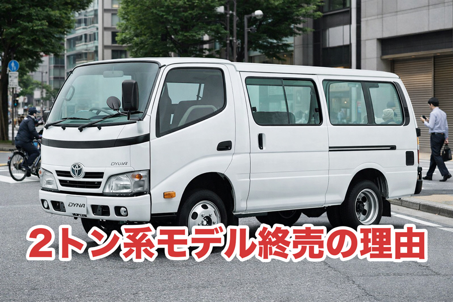 ダイナ ルートバン生産終了の理由