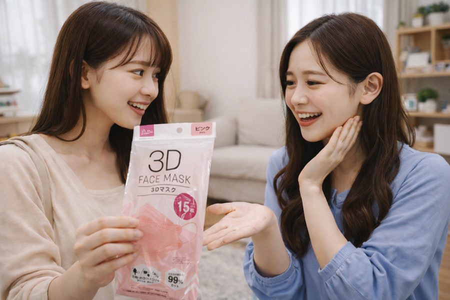 ダイソーマスク立体ピンク売り切れ