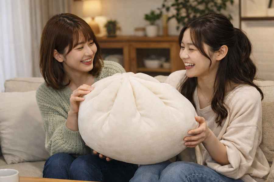 ニトリ餃子クッション代わりはニクマン？